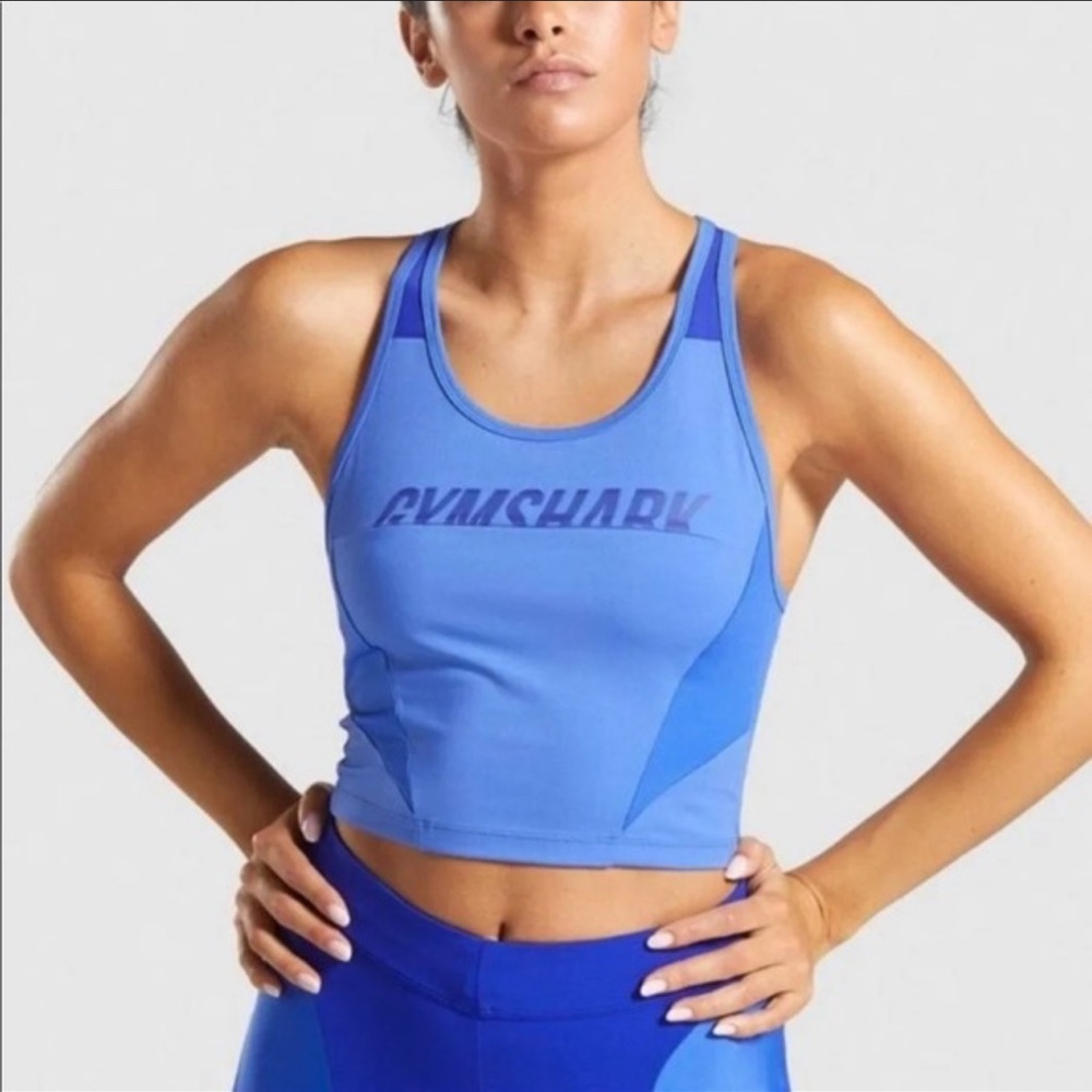 Gymshark Women's Vibrant Blue tank top